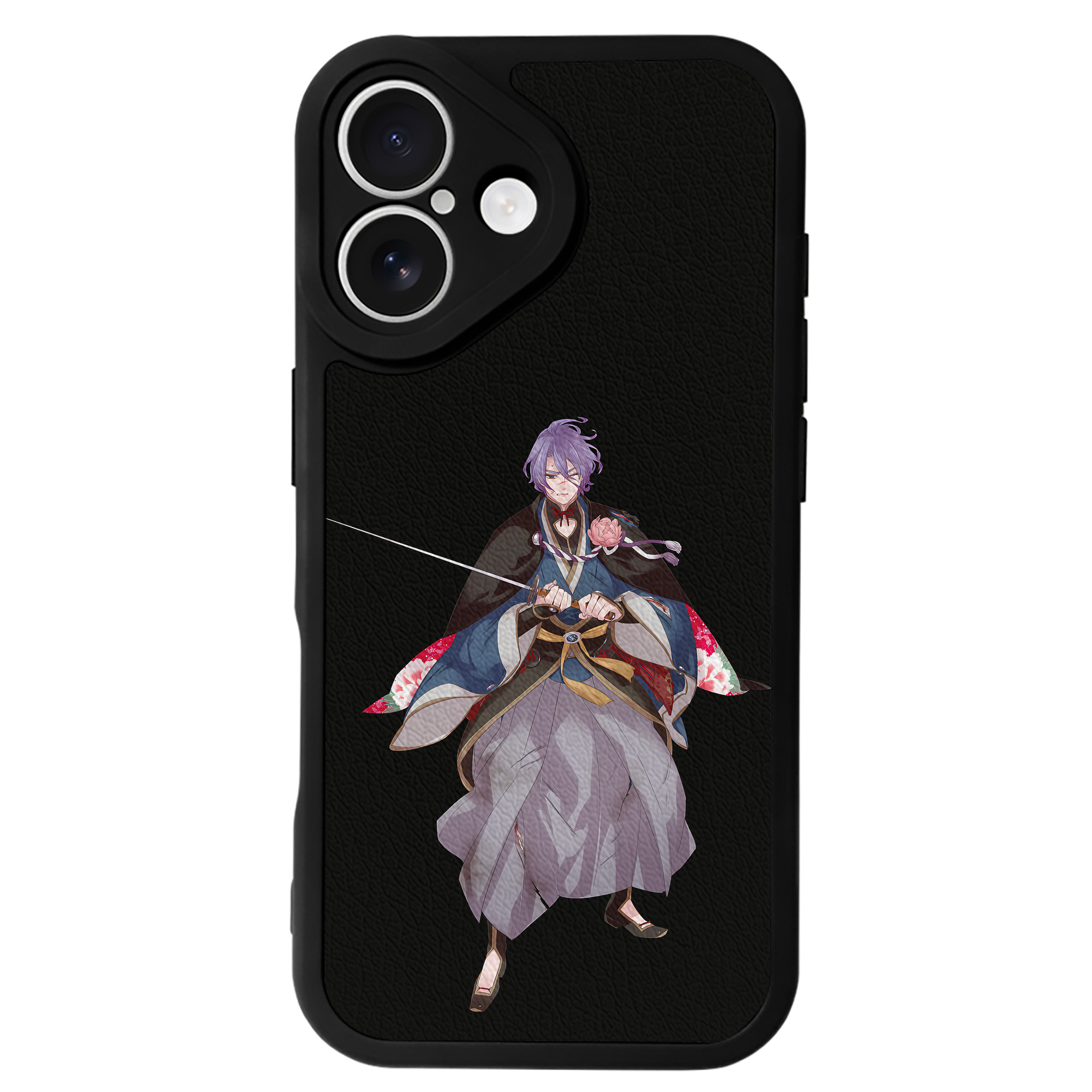 （画像用） 刀剣乱舞 Touken Ranbu 【iPhone 16シリーズ対応】シリコンスマホケース（レザー調） 材質：シリコン